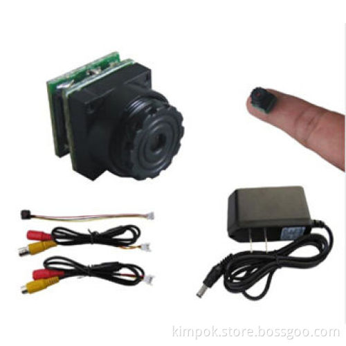 520TVL Mini Camera with 8 LEDs 90 Degrees Night Vision Micro CameraNew